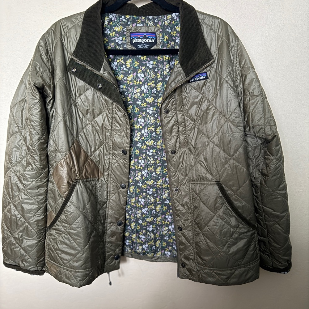 Patagonia Women's Quilted Jacket - Sage Green